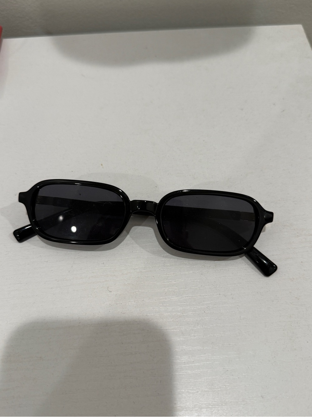 Classic Black Rectangular Sunglasses